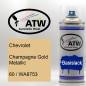 Preview: Chevrolet, Champagne Gold Metallic, 60 / WA8753: 400ml Sprühdose, von ATW Autoteile West.